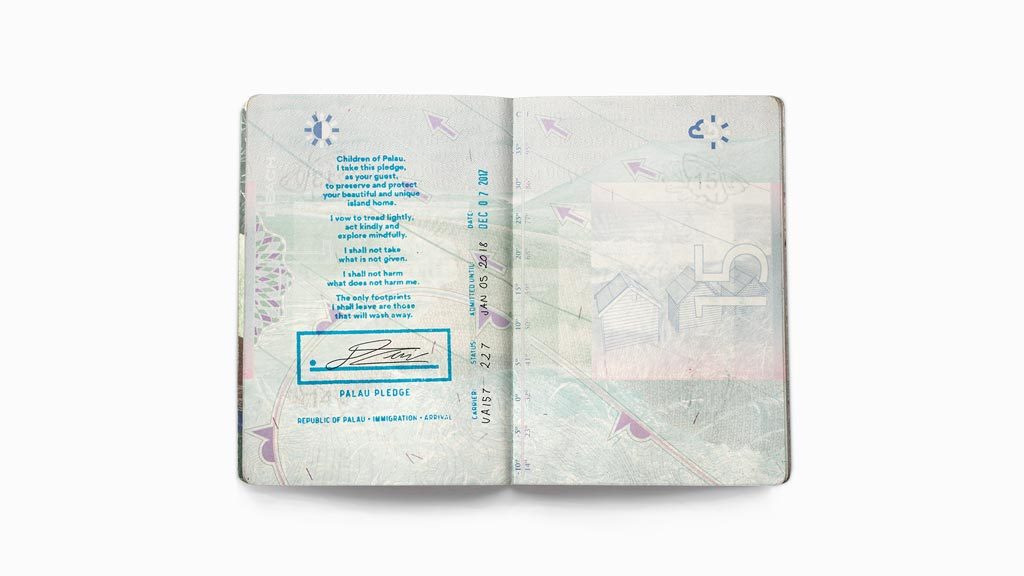 帛琉創立全球首個護照上的保育誓詞